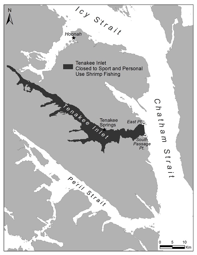 TENAKEE INLET REMAINS CLOSED TO SPORT AND PERSONAL USE SHRIMP FISHING IN 2016